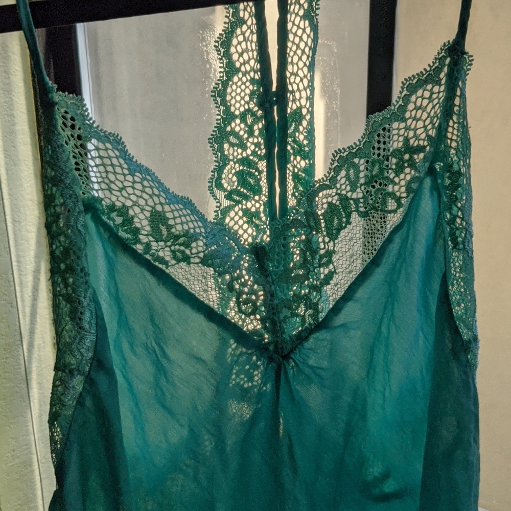 Vintage Victoria Secret Lace Silk Slip